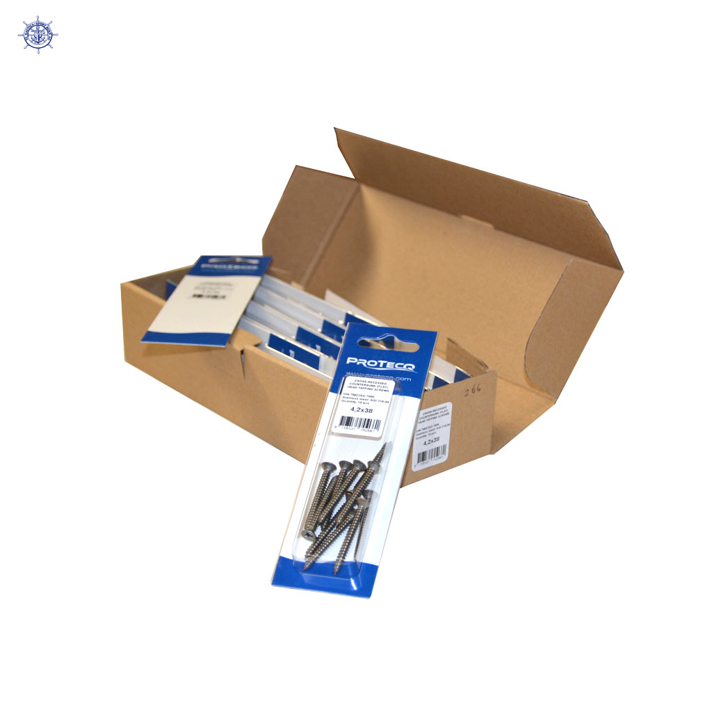 Vis à tête fraisée M3x20 DIN965, empreinte cruciforme (20pcs) – Image 3