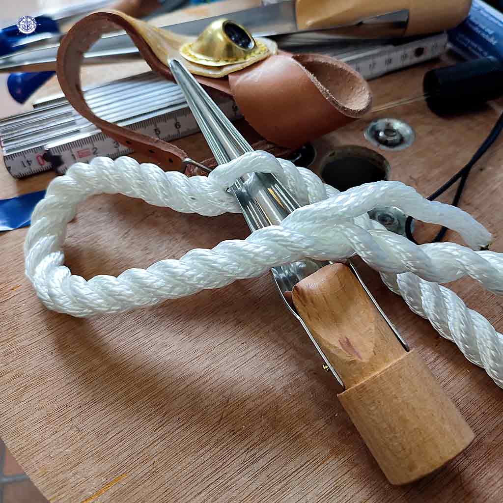 Spleissdorn halbrund, rostfrei, 170 mm – Bild 2