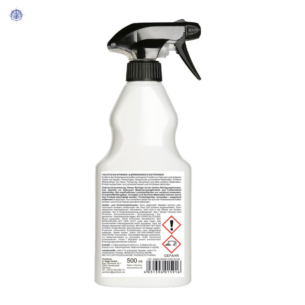Yachticon Spinnen- und Möwendreck Entferner 500 ml – Bild 2