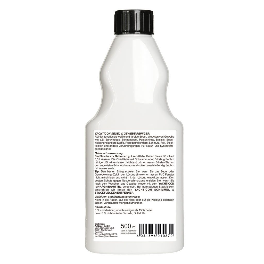Nettoyant pour voiles et tissus Yachticon 500 ml – Image 2