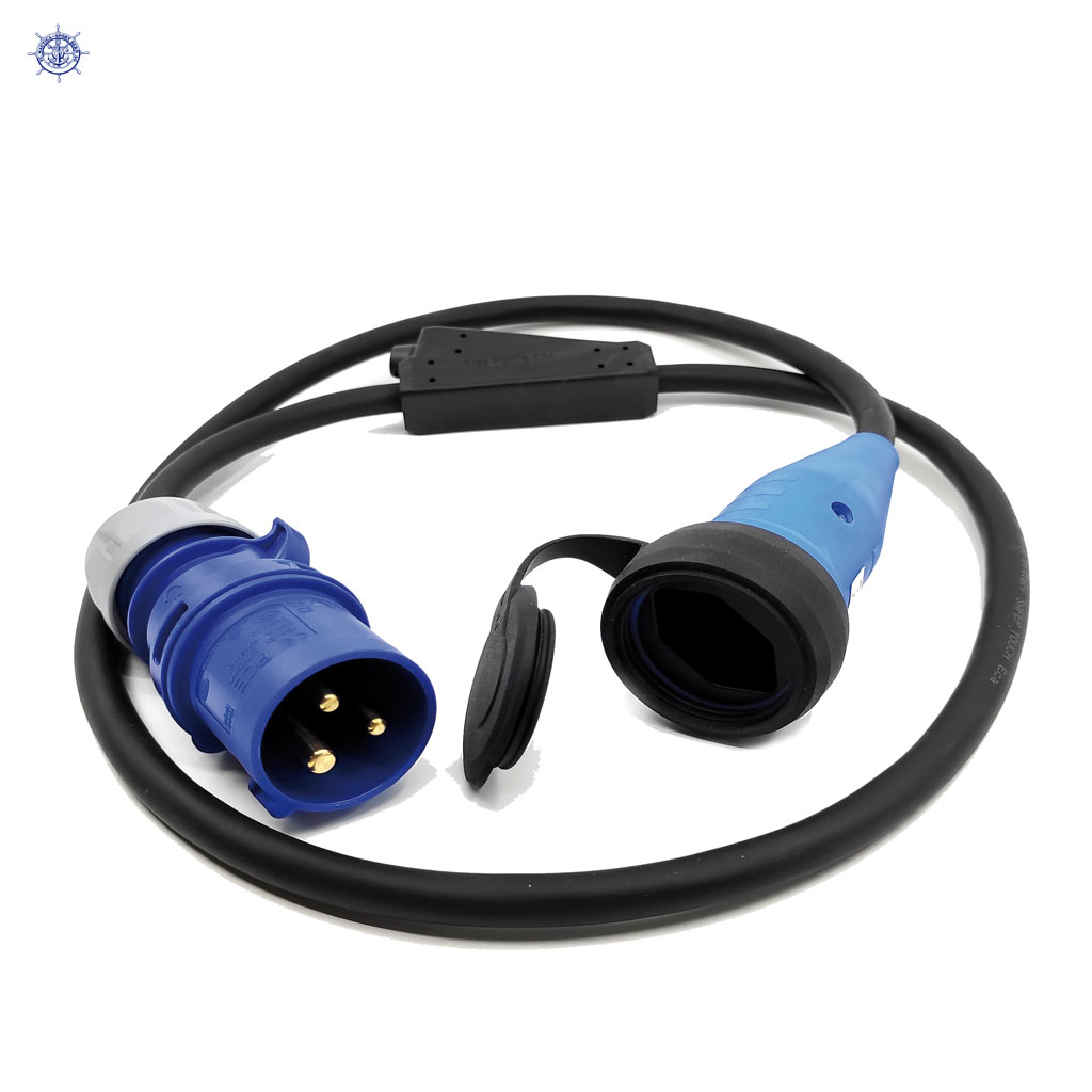 CEE Adapterleitung, 1,5 m, CEE Stecker - CH Dose – Bild 2
