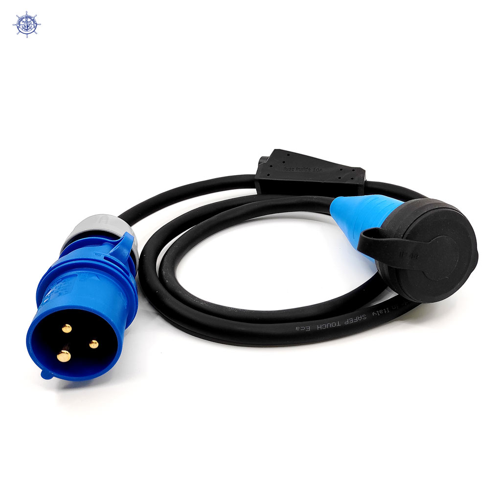 CEE Adapterleitung, 1,5 m, CEE Stecker - CH Dose – Bild 3