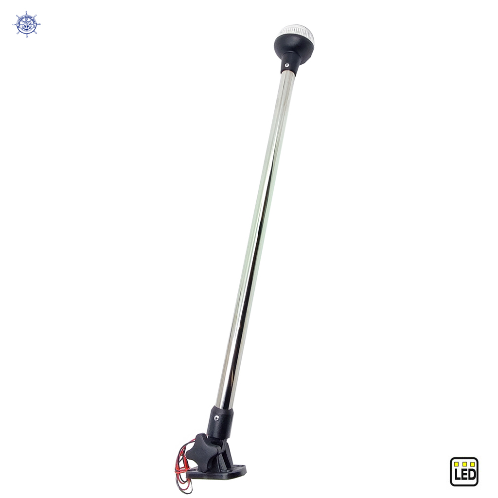 360° LED Feu circulaire ancre avec mât basculant
