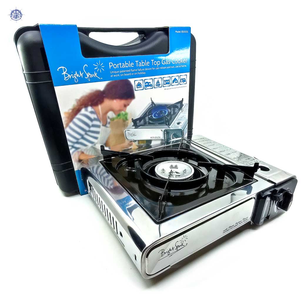 Bright Spark BS100 Rechaud à gas cas en inox
