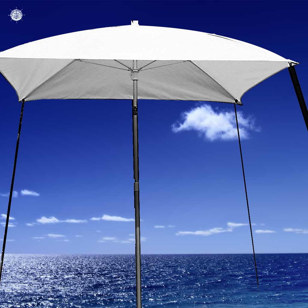 Boots Sonnenschirm 2 x 2 Meter mit Spanngurten