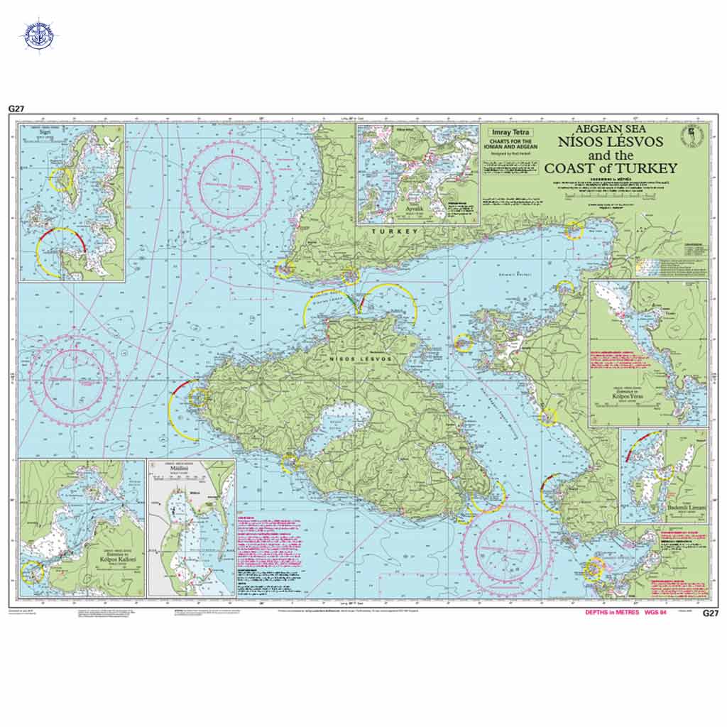 Imray G27 Nisos Lésvos & the Coast of Turkey – Image 2