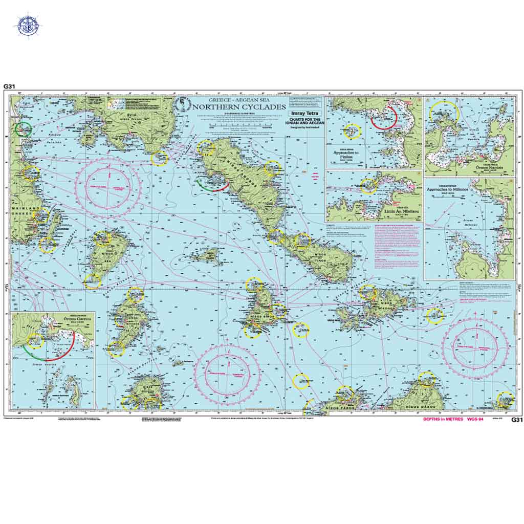 Imray G31 Northern Cyclades – Image 2