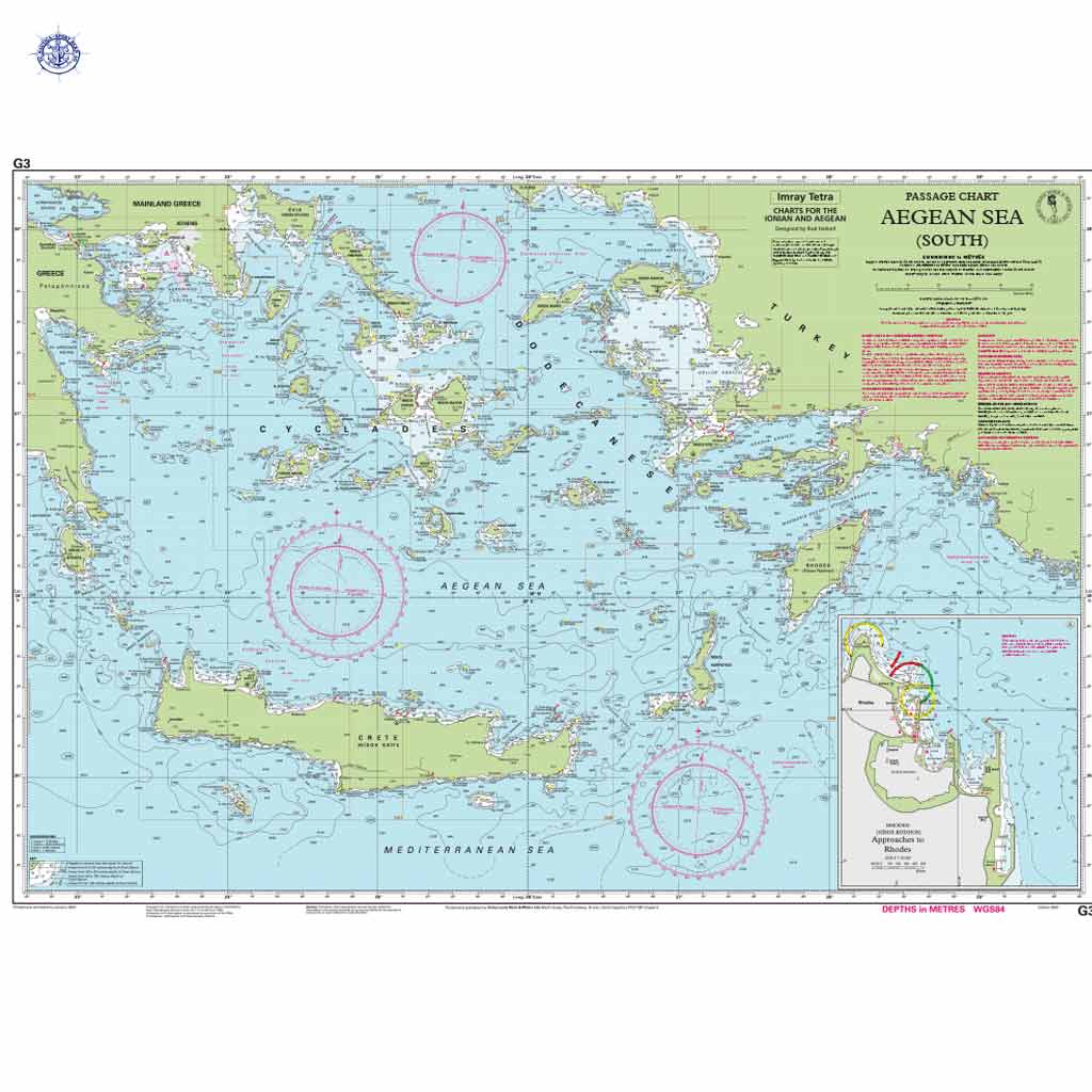 Imray G3 Southern Aegean (Passage Chart) – Image 2
