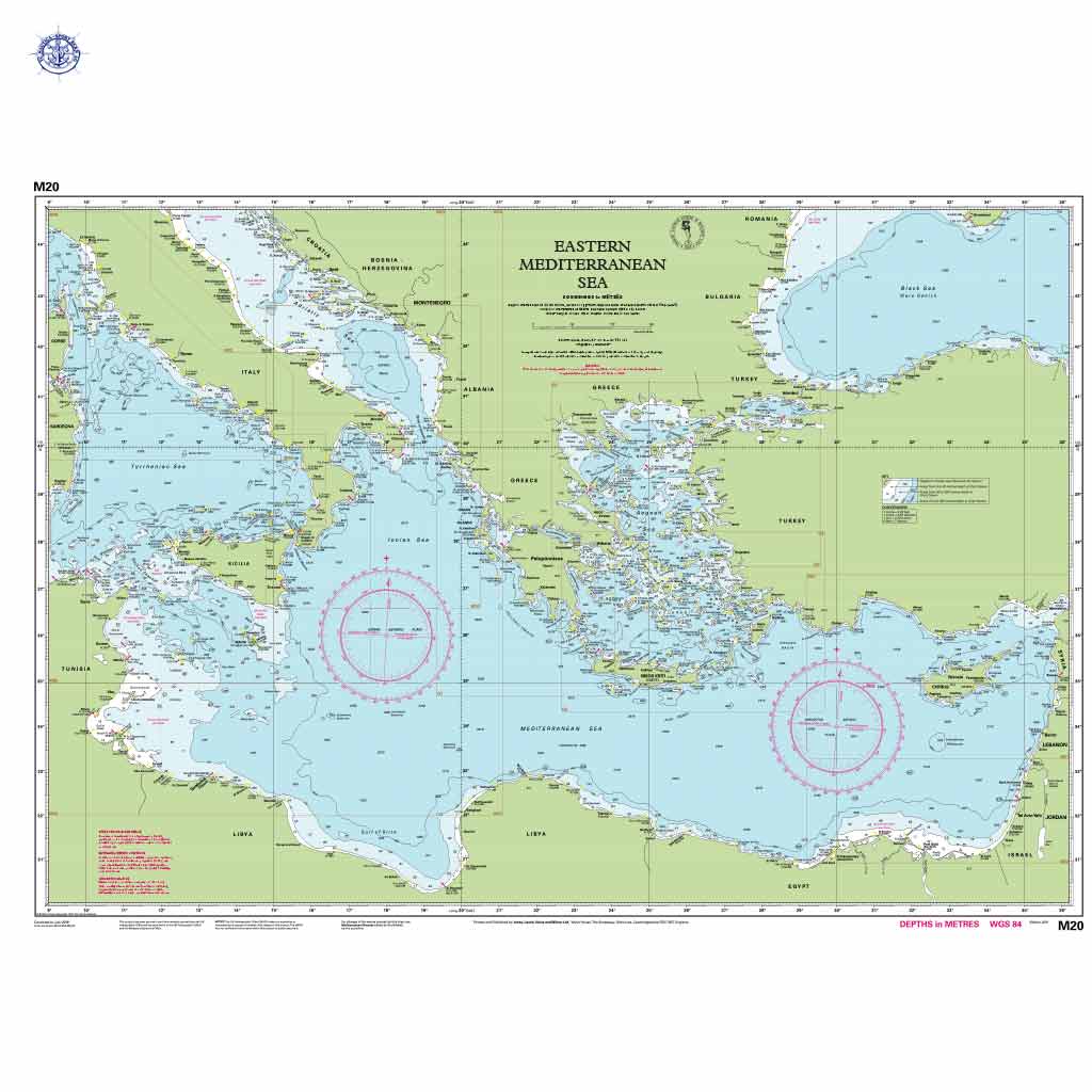 Imray Carte marine M20 Eastern mediterranean – Image 2