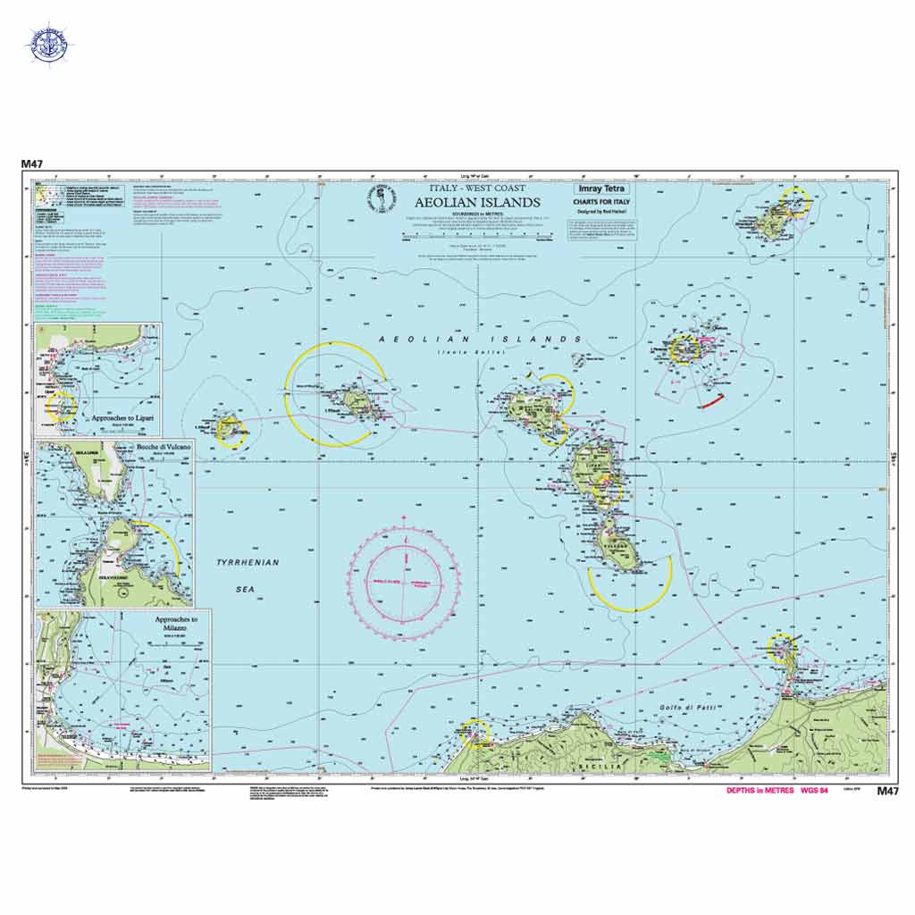 Imray Carte marine M47 Aeolian Islands – Image 2