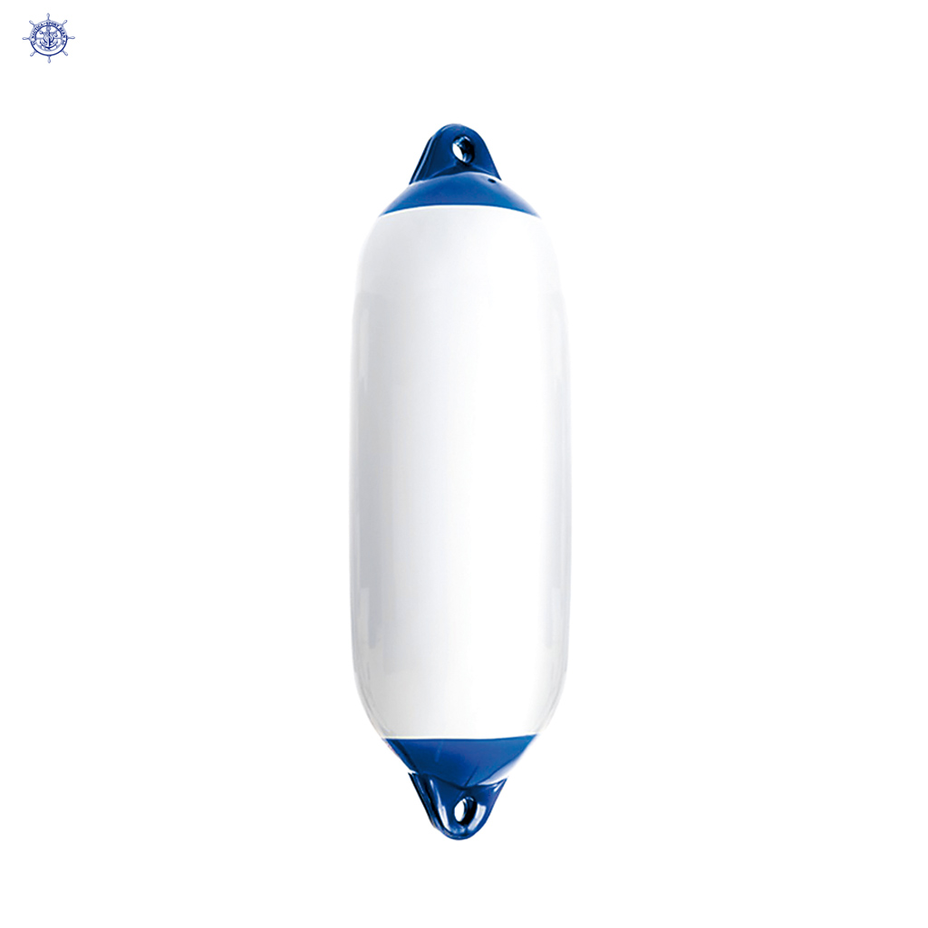 Fender (Star 1) weiss mit blauen Enden 12 x 45 cm