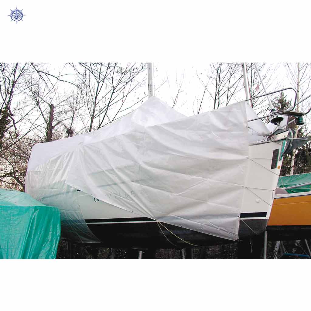 Bootsblache transluzent weiss 6x10m