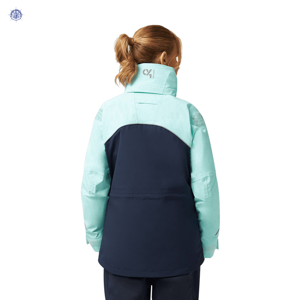 C4S Seglerjacke Offshore Bergen Ladies-navy-türkis – Bild 3